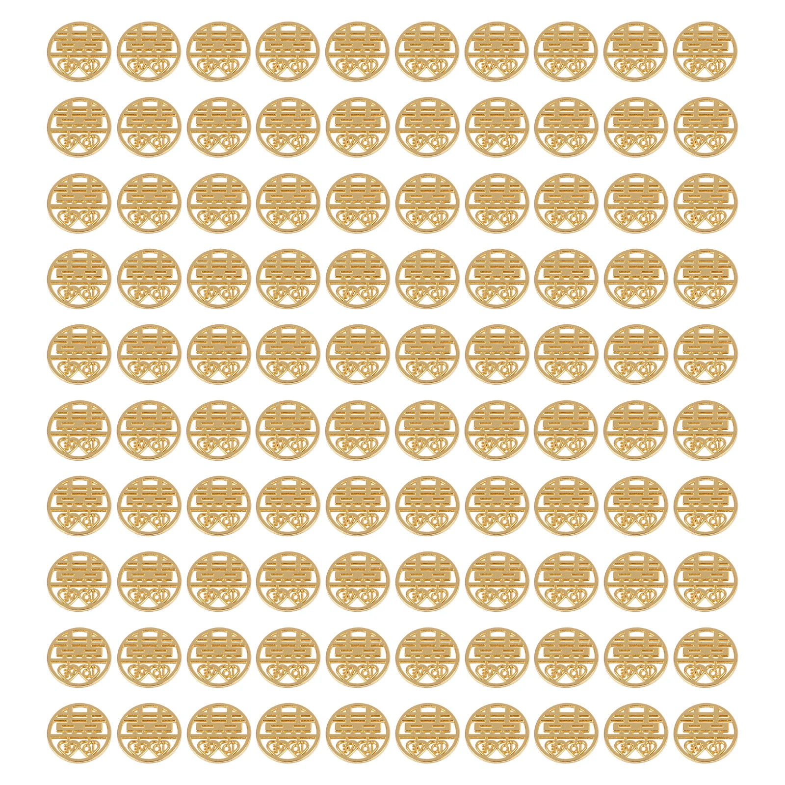 

100 Pcs Alloy Pendant Decorative Wedding Jewelry Charm DIY Accessory Stylish Cool Long Term Durable Environmental Friendly