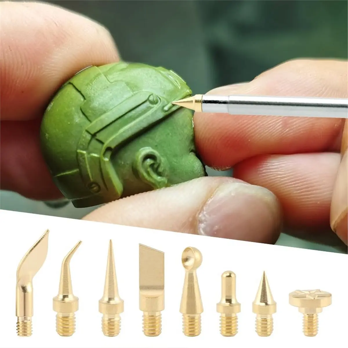 Time Saving Heat Insert Nut Iron Tip Heat Set Insert Tool Soldering TS100 Iron Tip 3D Printing Modify Finishing Tool