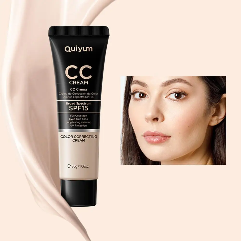 

CC Cream 30ml Concealer Boosts Complexion Hydrates Moisturizes Improves Dullness Evens Out Skin Tone Conceals Invisible Pores