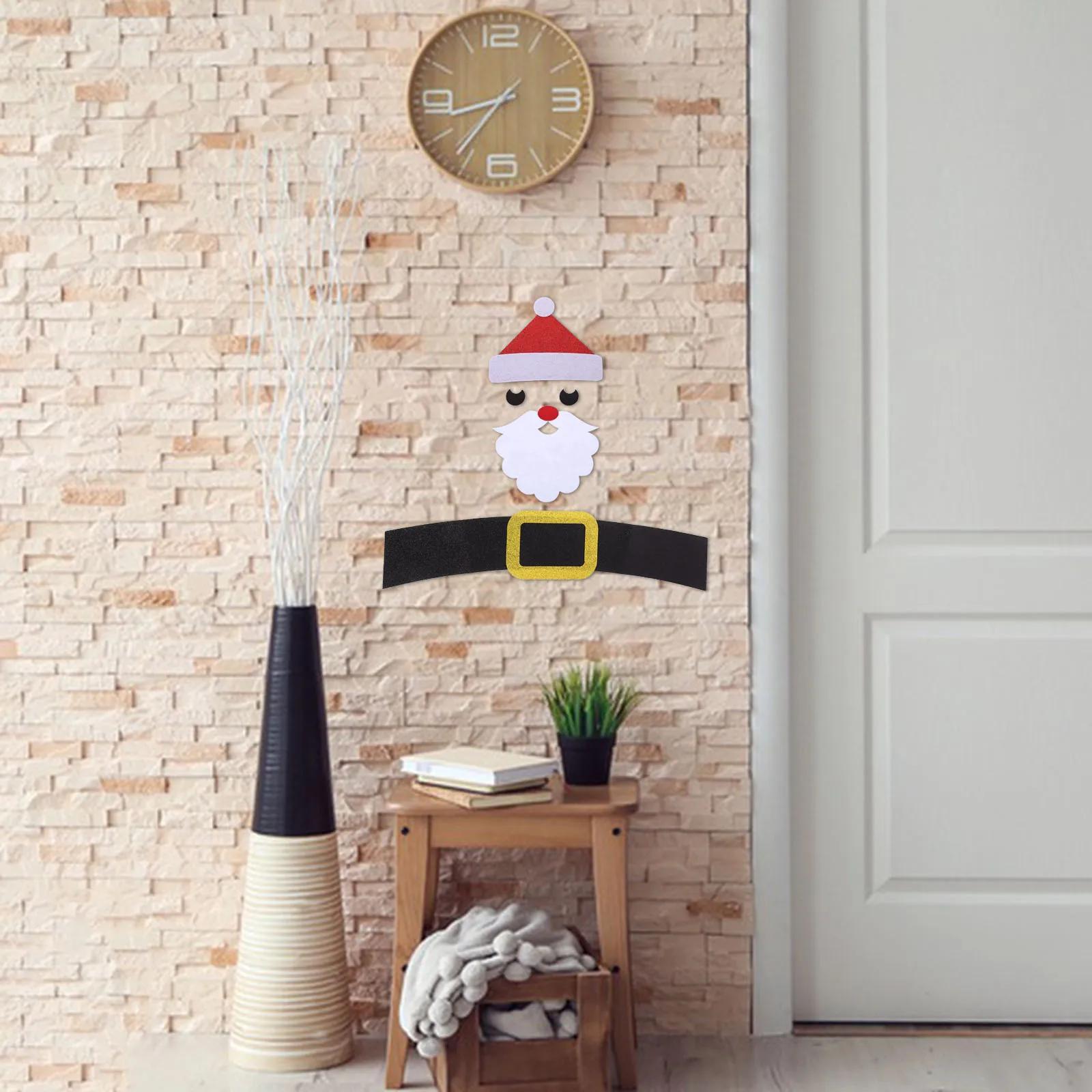 

1Set Santa Claus Christmas Sticker DIY Window Wall Decal Holiday Party Decoration Xmas Backdrop for Photography Festive Home