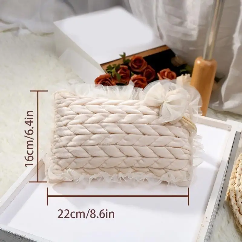 D5QA الطفل الانتحال وسادة صغيرة التصوير الدعائم وسادة مع عقال حديثي الولادة صور اطلاق النار أغطية الرأس ووسادة للرضع #6