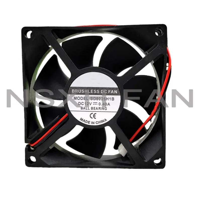 SD8025H1B DC12V 0.40A 8CM CM 2WIRES COOLING FAN