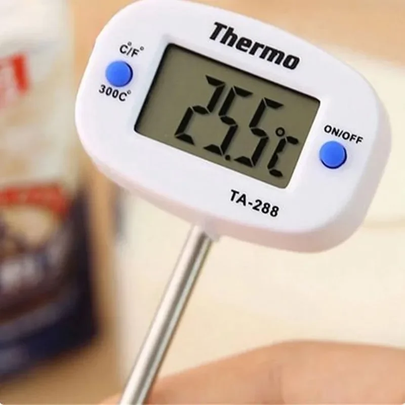 Thermometer TA-288 -50℃~300℃ Food Food Stainless Steel Probe Thermometer Electronic Digital Display Liquid Grill