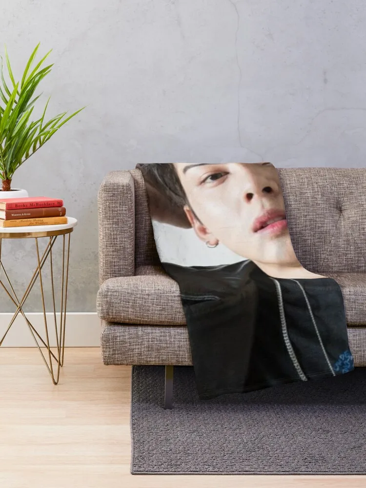 Astro Cha Eun-woo Throw Blanket Polar blanket For Sofa