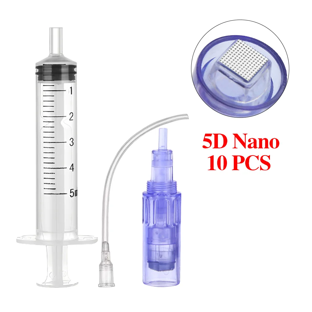 NONE Hydra Mikronadel-Stiftkartuschen, Nadel für Meso-Pistole, Mesotherapie, Aqua Microneedling-Schlauch, 9, 12, 24, 36, 42-polige Nadeln 8