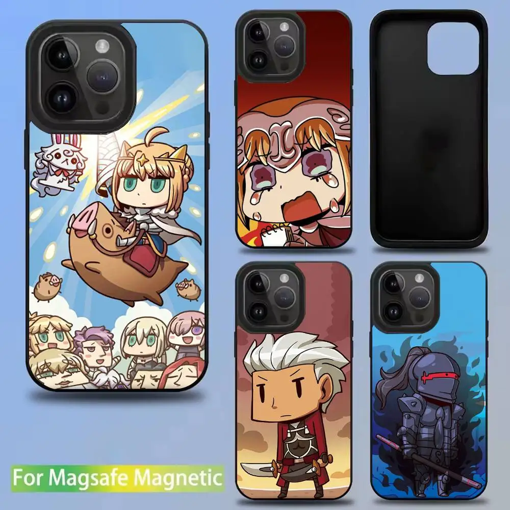 

Game F-Fate Grand Phone Case For iPhone 16,15,14,13,12,11,Pro,Max,Plus,Mini,SE New Magsafe Magnetic Wireless Charging