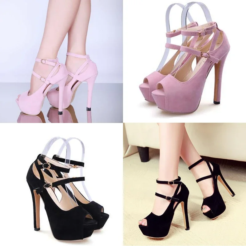 2024 New Sexy Women High Heels Spring High-heeled Shoes Wedding Platform Fashion Women\'s Shoes Pumps Heels Sandals 817-31VE