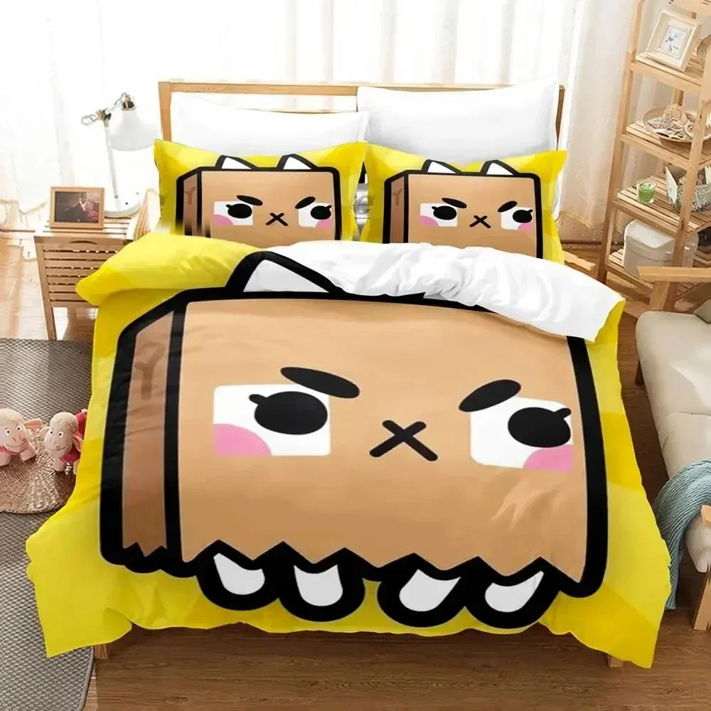 Cartoon Toca Life World Bedding Set Boys Girls Twin Queen Size Build a Story Duvet Cover Pillowcase Bed Kids Adult Home
