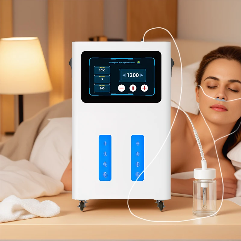 

Медицинский класс, 1800 мл, 4200, коричневый газовый аппарат, PEM, ингалятор водорода, машина для ингаляции водородом, генератор чистого H2 и O2