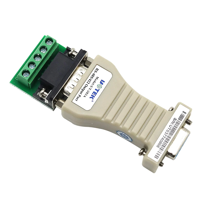 UOTEK RS-232 to RS-422 RS-485 Converter Rs232 to Rs485 RS422 Adapter Mini Kонвертер DB9 Connector UT-203A