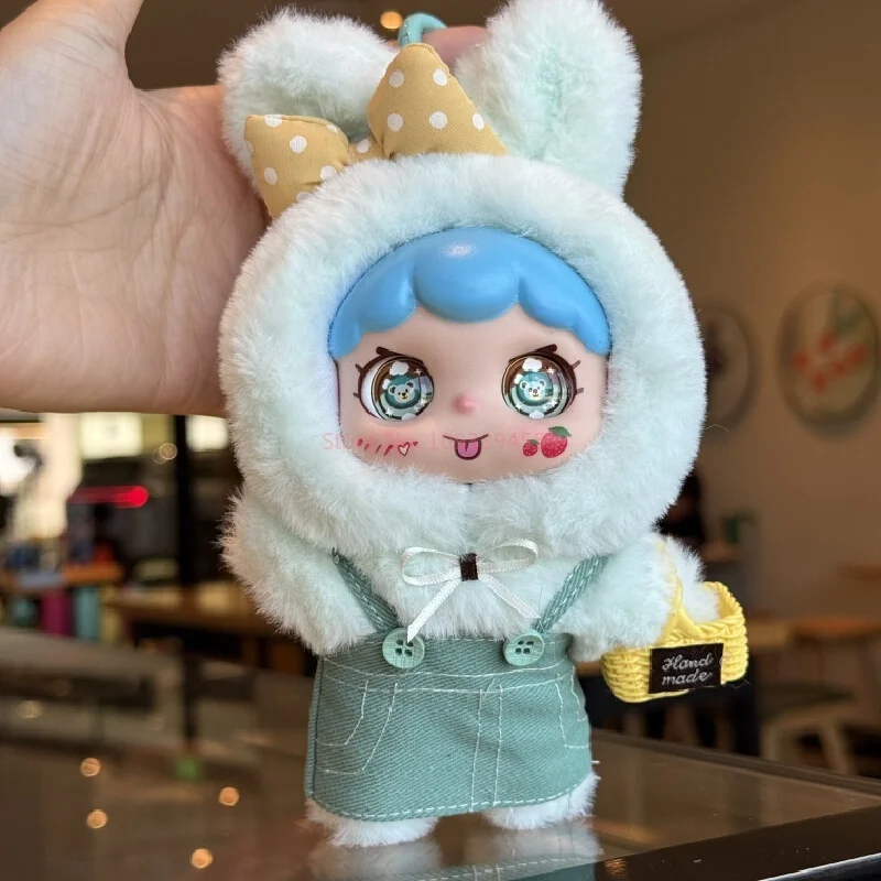 لطيف الفينيل الوجه أفخم دمية قلادة لعبة لينة محشوة الحيوان هدية للفتيات عيد ميلاد النشاط الحاضر دمية جميلة معلقة حلية