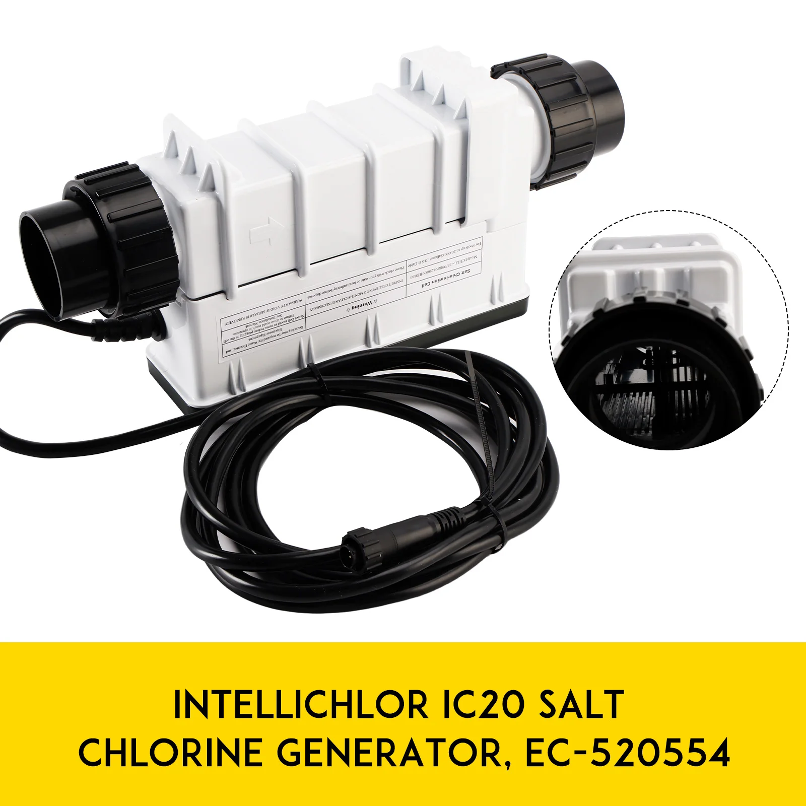 

Areyourshop IC20 EC-520554 Salt Chlorinator Sanitizer 20,000-gallon Saltwater Pool