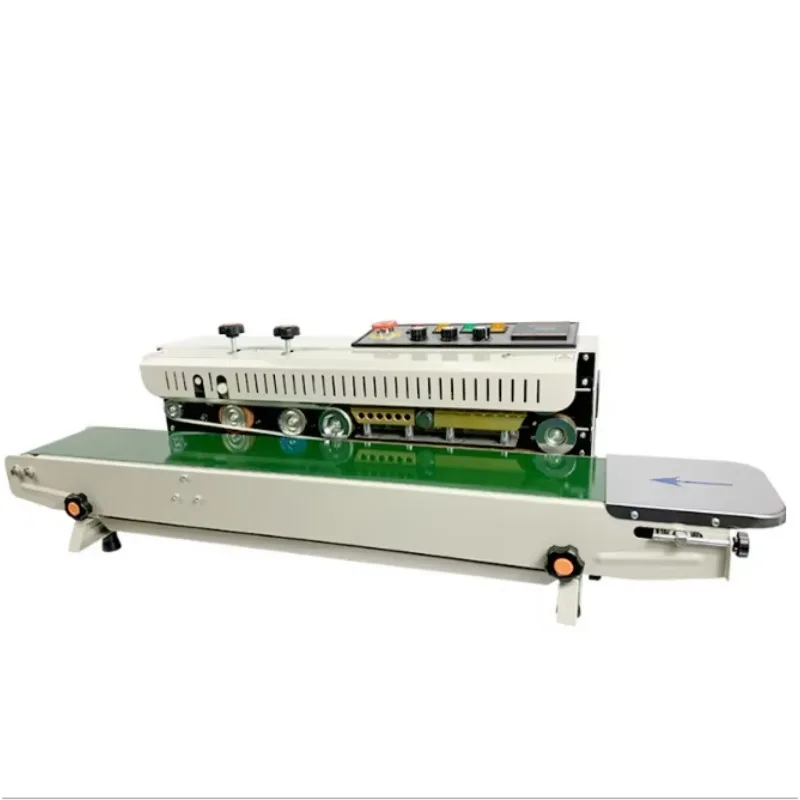 

Automatic Electronic Continuous Band Sealer High Precision Heat Sealing for Food Paper Foil Plastic Pouch Bags