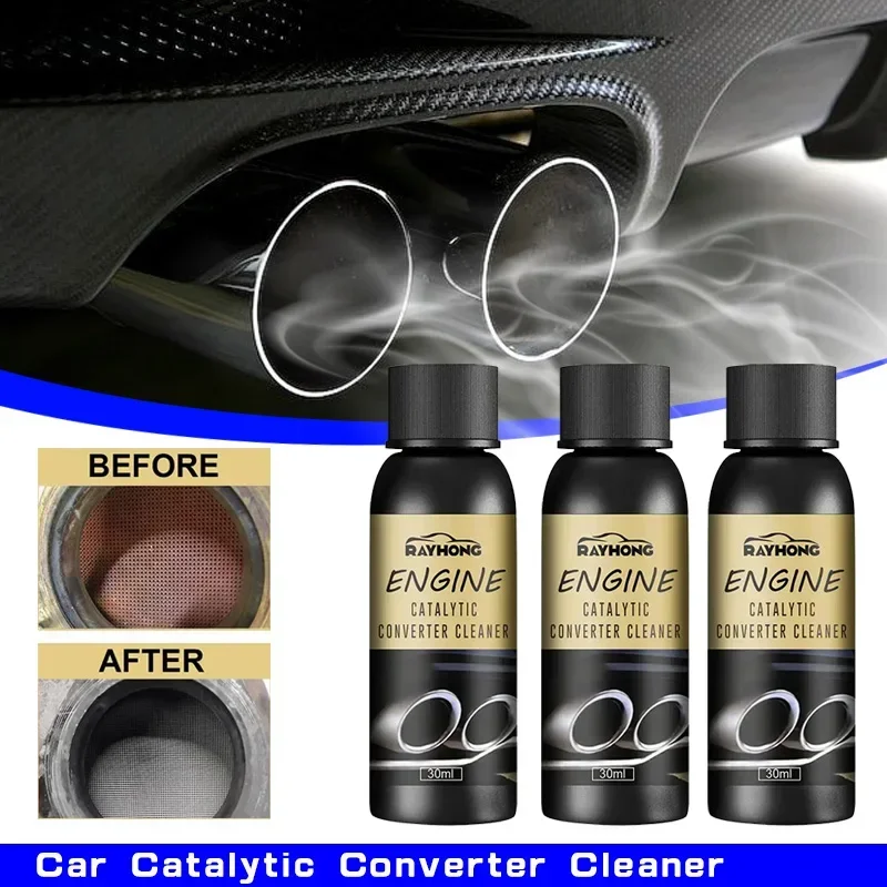 Car Catalytic Converter Cleaner Remove Carbon Deposits Purify Exhaust Gases Reduce Fuel Consumption