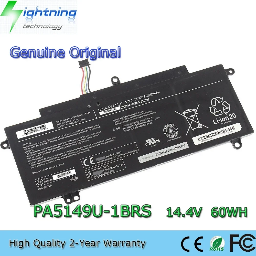 

New Original PA5149U-1BRS 14.4V 60Wh Laptop Battery for Toshiba Tecra Z40-A Z40-B Z40-C Z40T-C Z50-A 4INP7/60/80 etc.