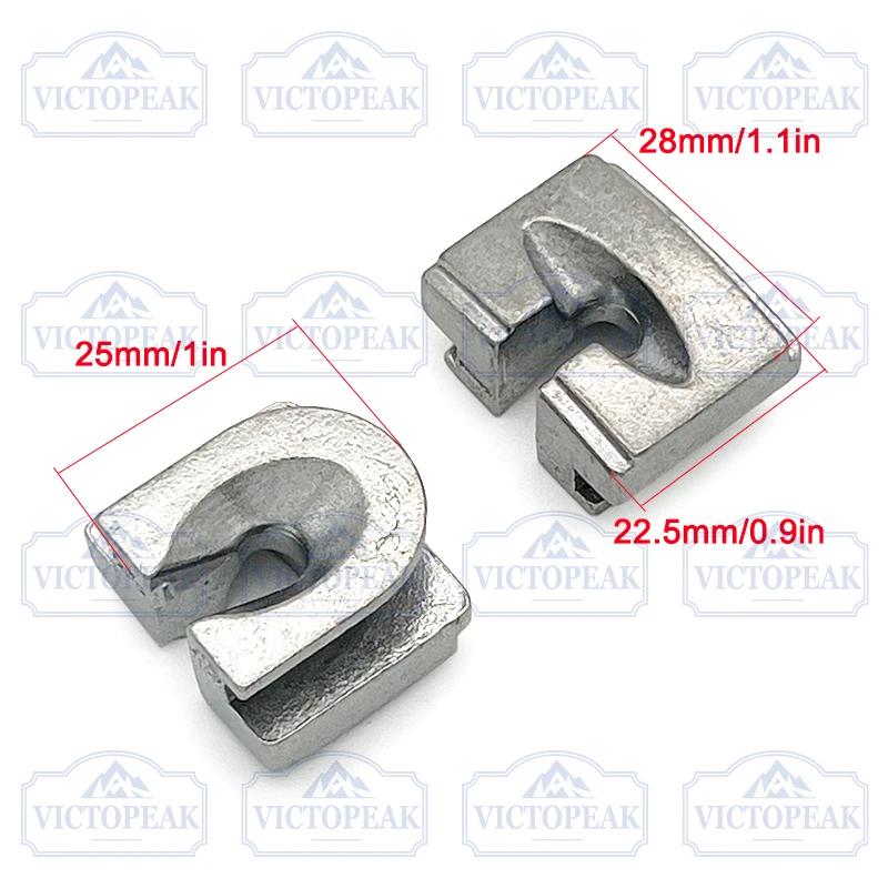 Garten Elektrowerkzeug Teile Freischneider Zubehör Aluminium Block für Rasentrimmer Kopf String Outlet – Detail 2