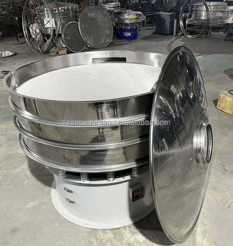 自動小麦粉振動ふるい砂ふるい機乾式ふるいふるい装置工業用振動ふるい食品粉末ふるい機