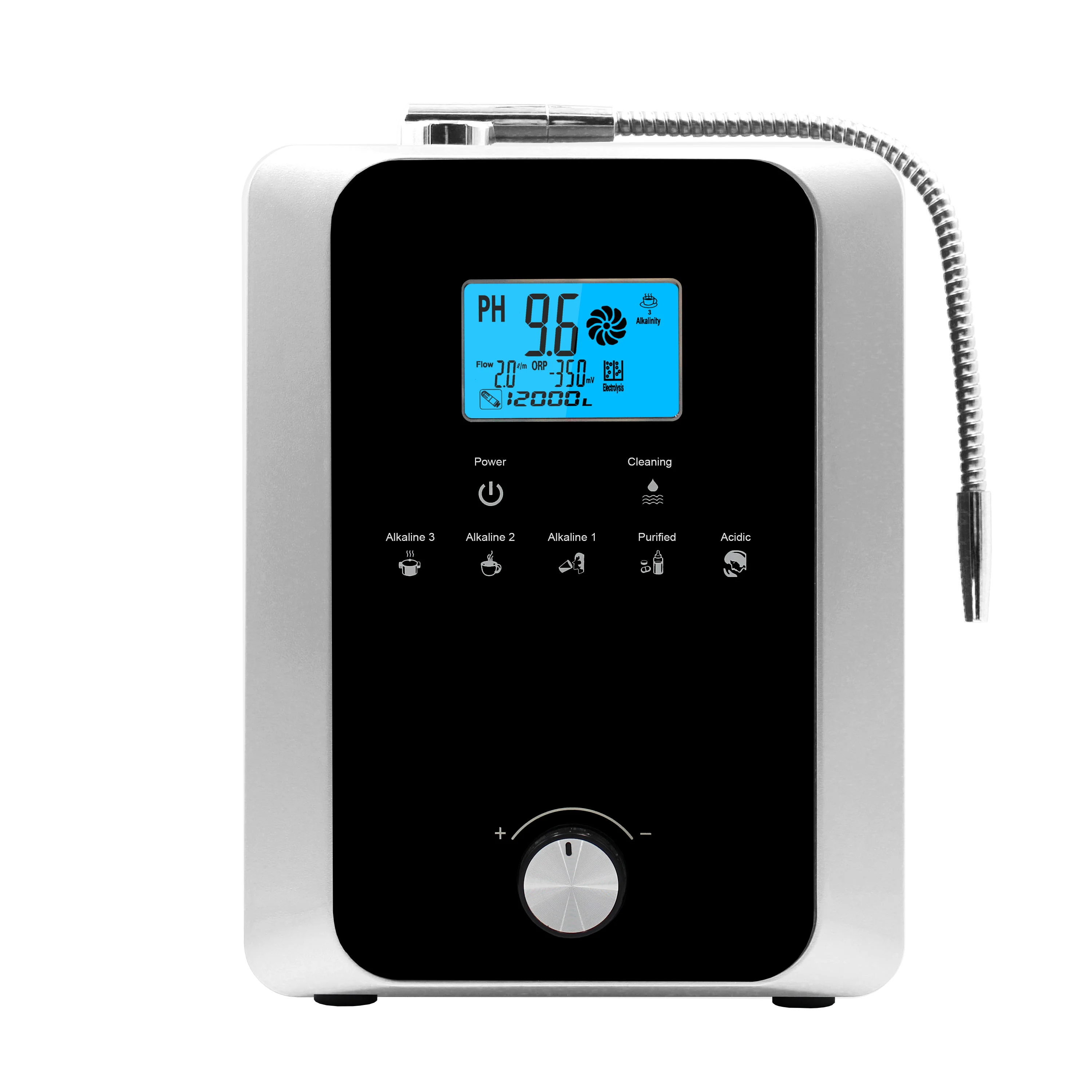 Alkaline Hydrogen Water Generator 11-Plate Ionizer With Titanium Platinum Coating