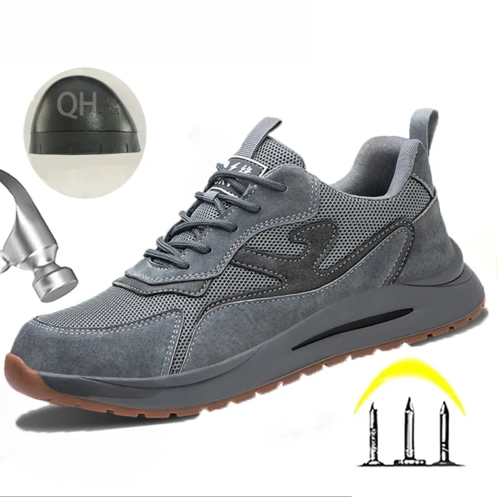Men's Safety Shoes Anti Smashing Piercing Lightweight Construction Site WorkShoes Electrician's Insulated Footwear Men's Boots