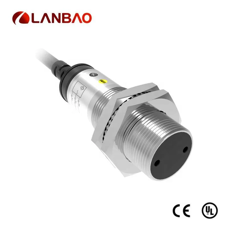 The price is for five itemsLanbao M18 Pr18 Series 3m Sensing Distance 30vdc 3/4 Wires Retro Reflection Photoelectric Sensor