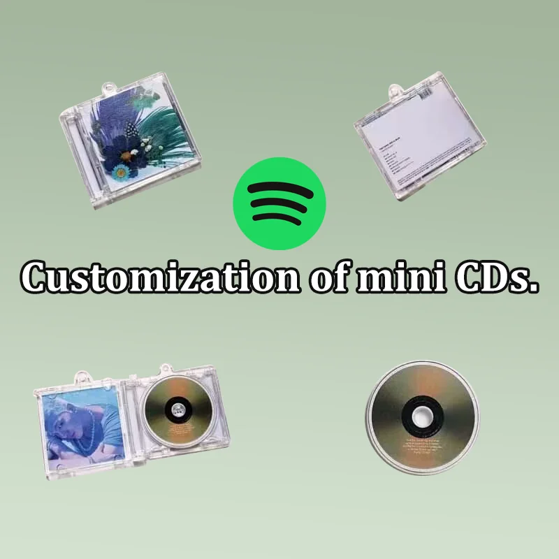 1 PCS mini CD NFC customized music box decoration keychain a gift for fan meetings and concerts