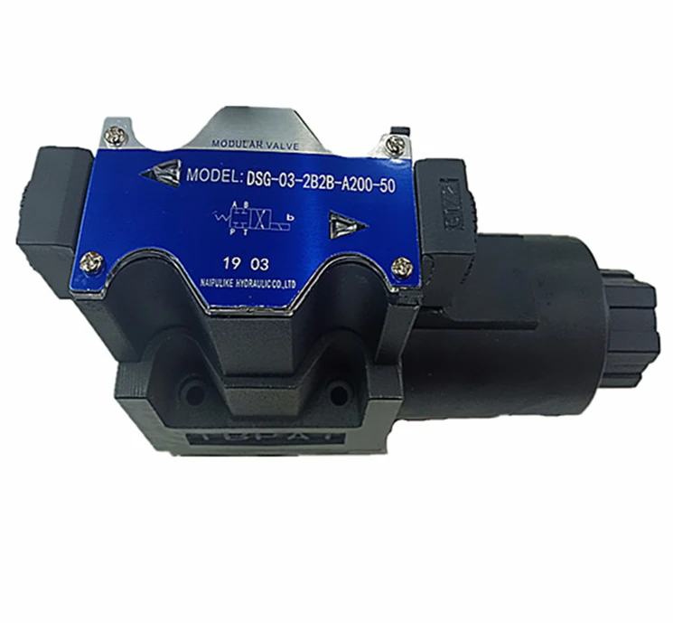 DSG-03-2B2-DL/LW-AC220/110/DC24/12 Two-position four-way high-pressure hydraulic solenoid directional valve