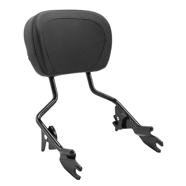 Motocykl Sissy Bar podkładka oparcia pasażera dla Harley Touring przemieszczanie się po ulicy Road Glide 2009-2024 w pozycji pionowej