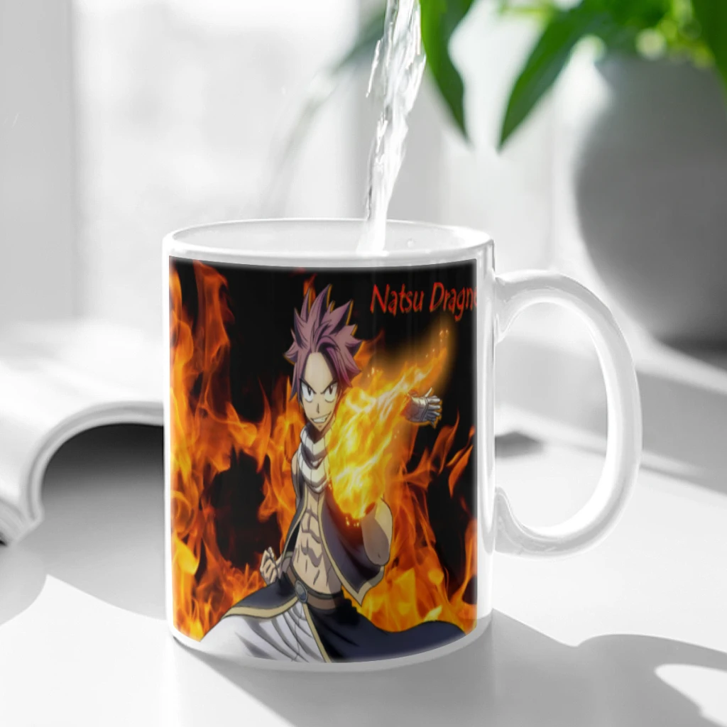 

Japanese Anime Fairy Tail Free shipping Ceramic Cup Coffee Oatmeal Breakfast Cup Creative Personality Mug