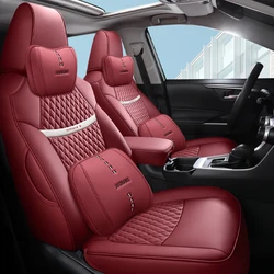 Original Design 1:1 Car Special Seat Covers For Toyota Rav4 2019-2024Waterproof Protective Seat Cushion-Leatherette Full 1 Sets