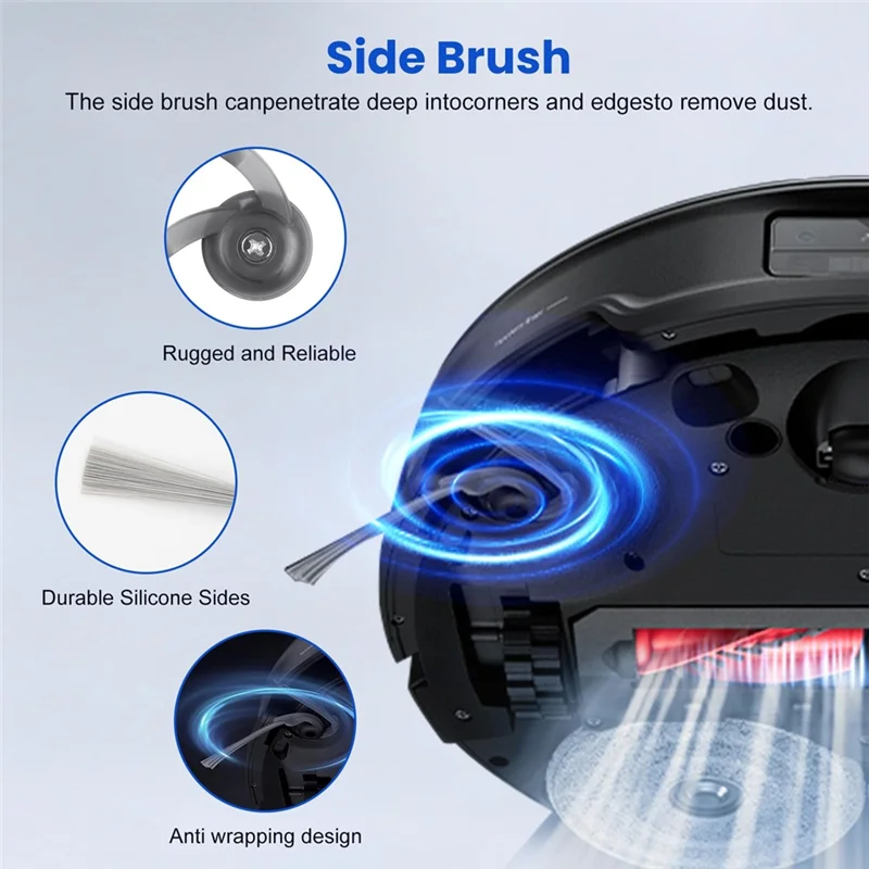 

A34R Dust Bag Cleaning Cloth Side Brush Main Roller Replacement Accessory Kit For Roborock Saros 10/S9 Maxv Ultra