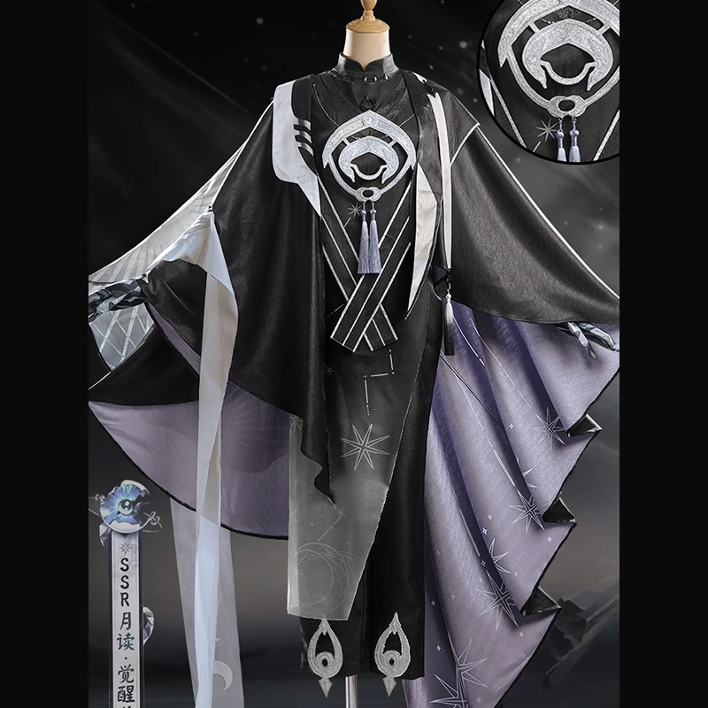 

InYOYO Tsukuyomi Cosplay Costume Onmyoji SSR Before Awakening Black Robe Game Suit Uniform Halloween Party Outfit S-XXL New