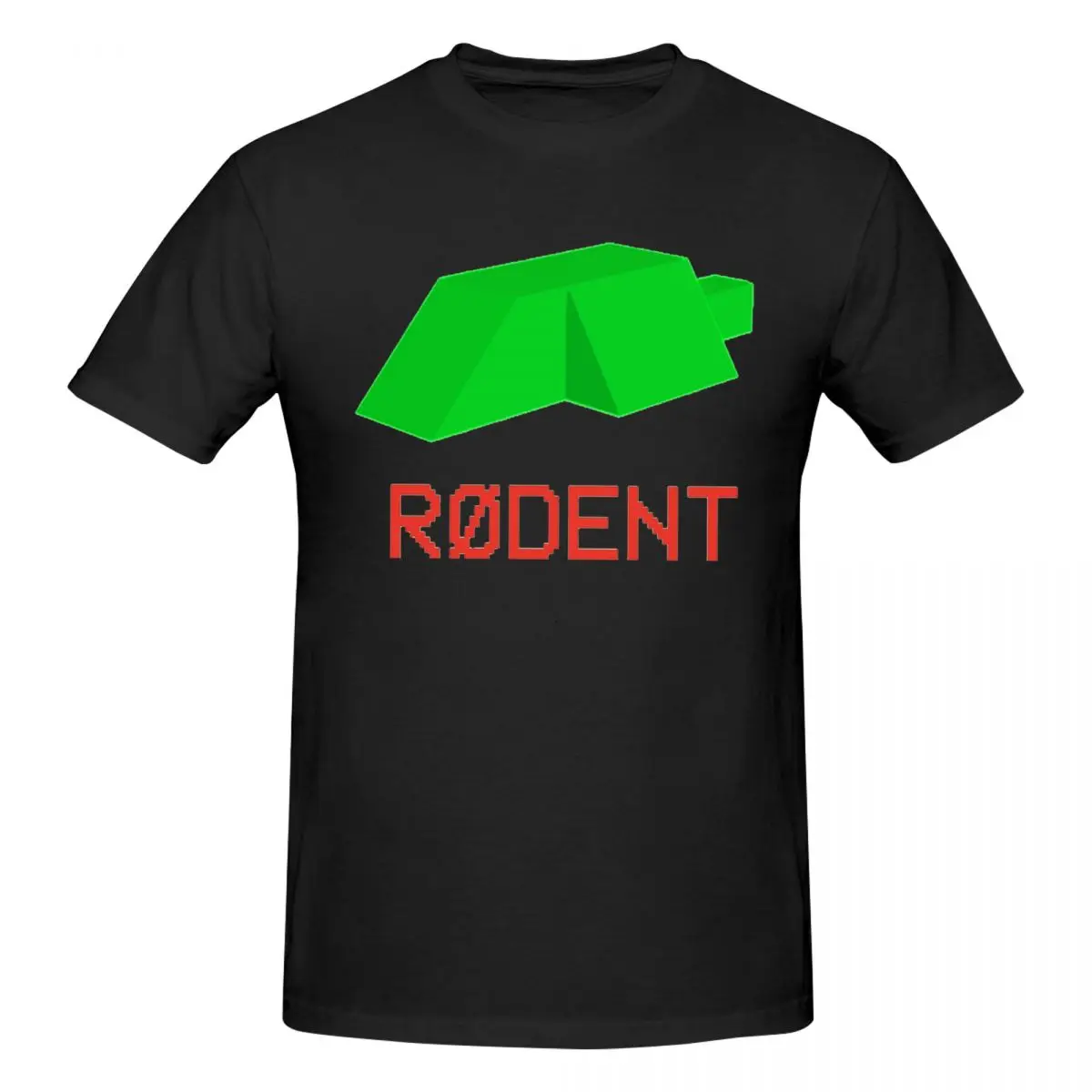

Rodent Men T-Shirt Classic Oversized T Shirts Men's O-Neck Cotton Tees Short Summer Male