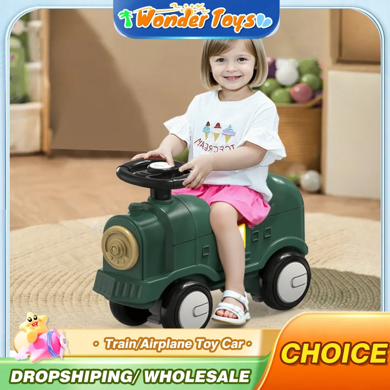 

Children's Rocking Horse Rocker for Toddlers Baby Boys Girls Multifunctional Horse Sports Games Toys Anti-Fall Twisted Car Toy