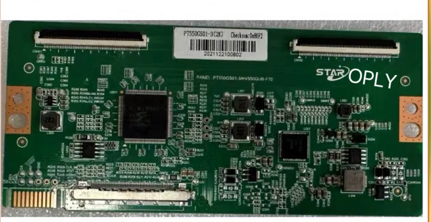 NEW PT580GT03-1 2K and 4K Tcon board of supports single and double partitions with single port 96pin.