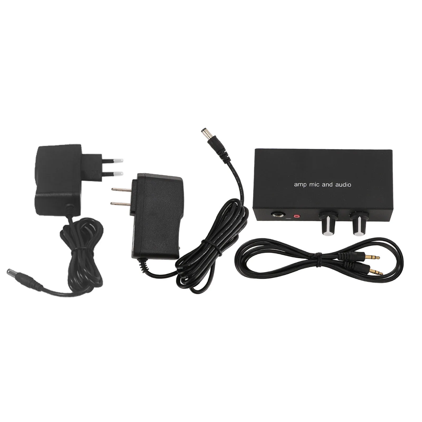 35mm-コンデンサーマイク-ヘッドフォンアンプ-幅広く互換性のある低ノイズステレオサウンド-プリアンプ-楽器用