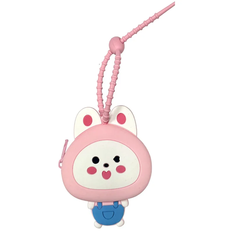 2025 miniso Creative and cute little rabbit coin wallet key chain, schoolbag pendant, exquisite key chain small gift, beautiful