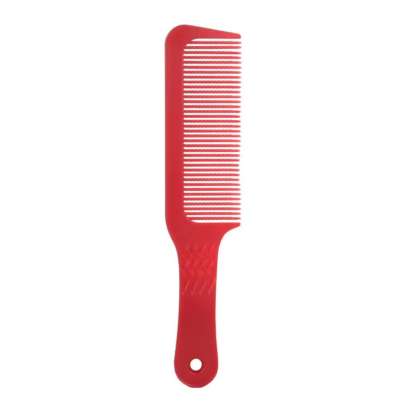 Professionelle Salon Barber Haar Clipper Zubehör Flach Kopf Cut Kamm Anti-statische Haar Styling Breite Zahn Männer Geschnitten Haar pinsel 1pc