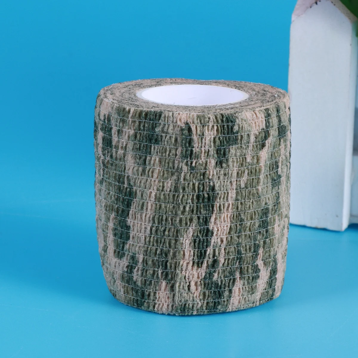 

Camouflage Tape Self-Adhesive Non-Woven Hunting Riding Insulation Grip Glare Reduction Outdoor Use Green Masking