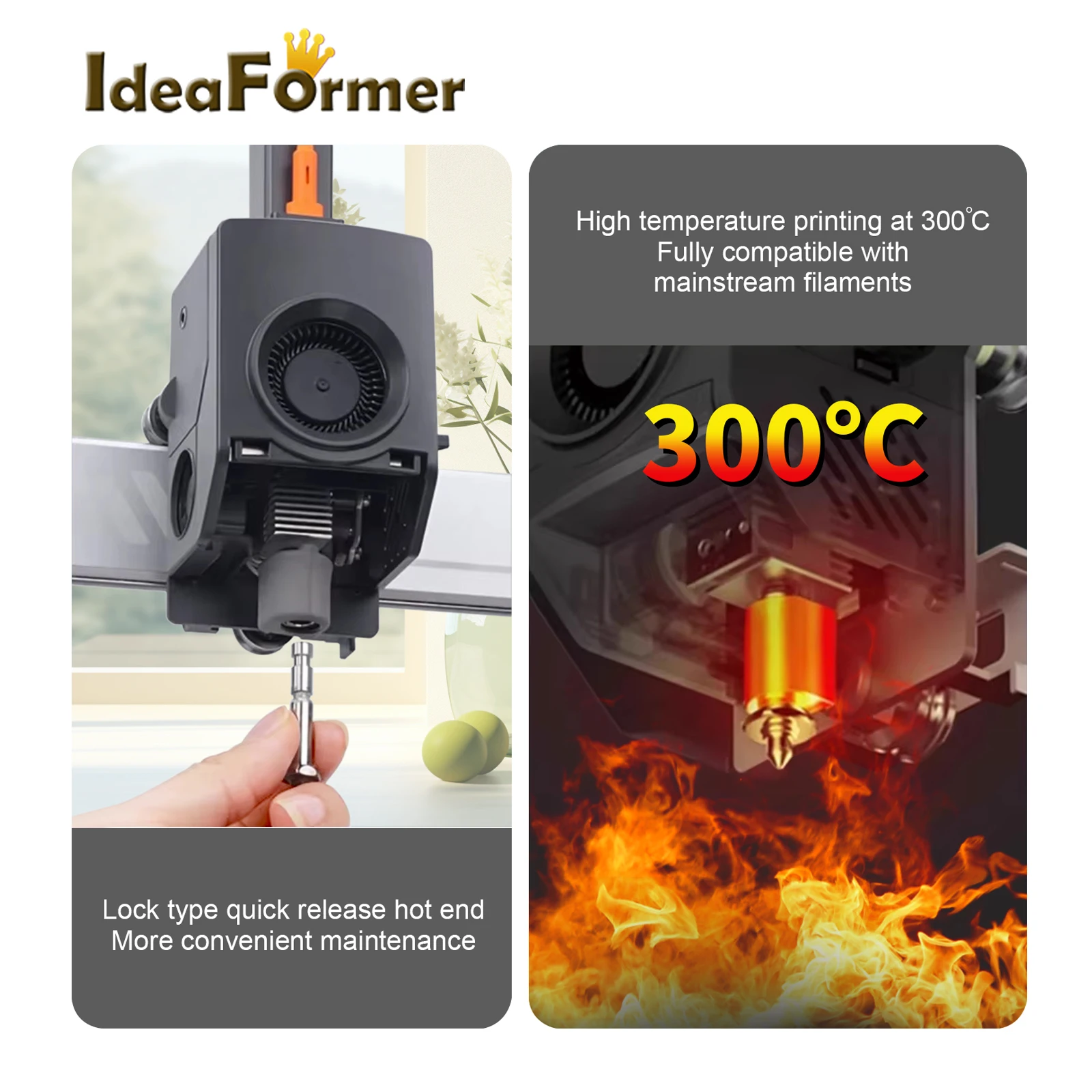For Anycubic Kobra 3 Max Ceram - đánh giá và giá Hotend Assembly