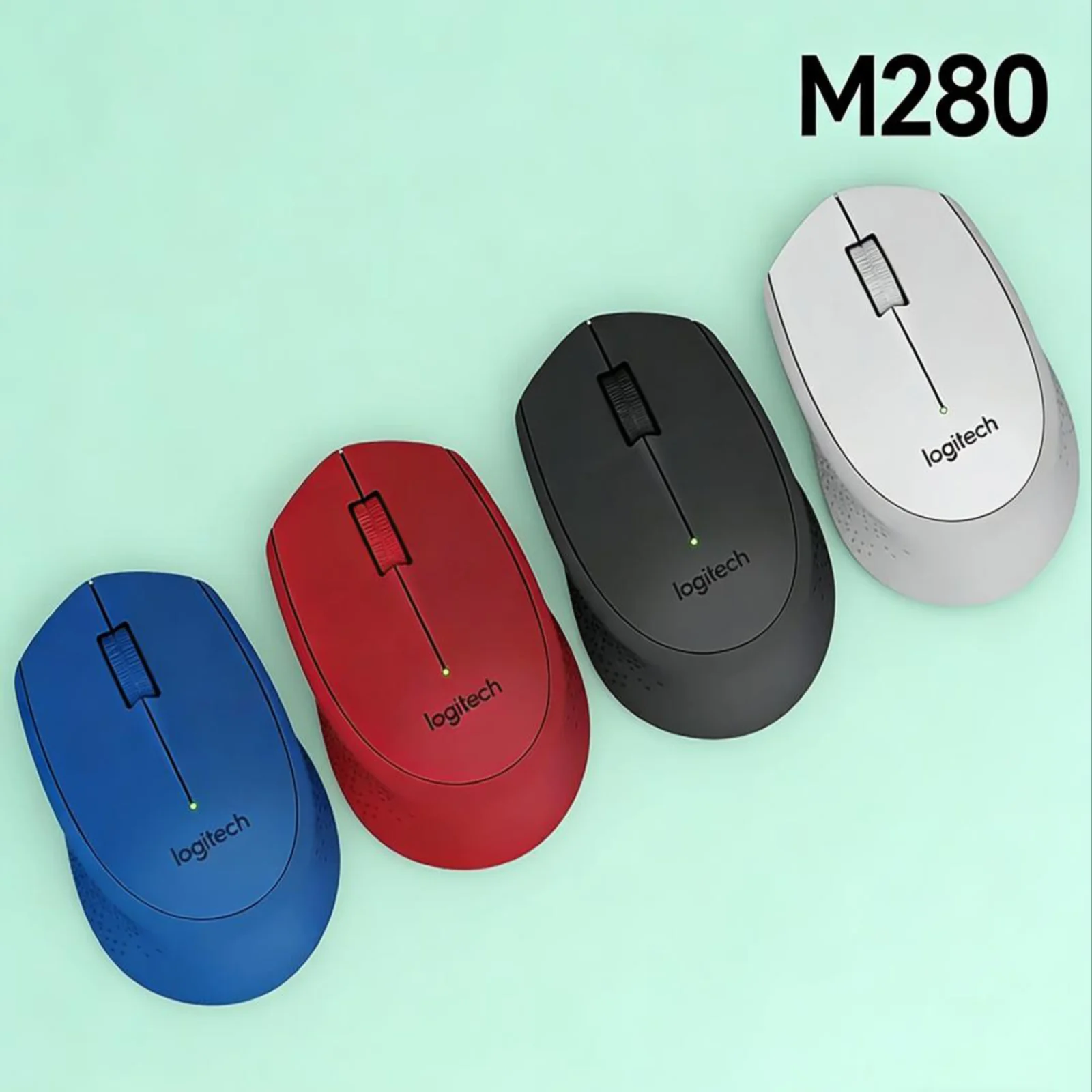 Logitech M280 Wireless Silent Mouse, Lightweight, Esports Office, Ergonomic, dual-mode, Long Battery Life + M650/M350/G305