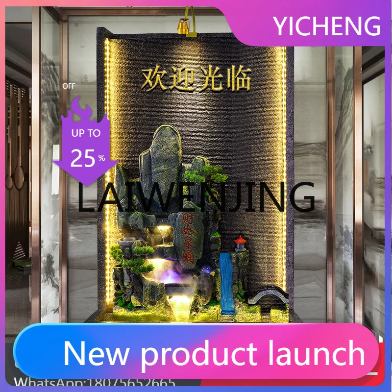 

LYY Water Curtain Wall Artificial Mountain and Fountain Decorations Courtyard Pool Landscape Floor Ornaments
