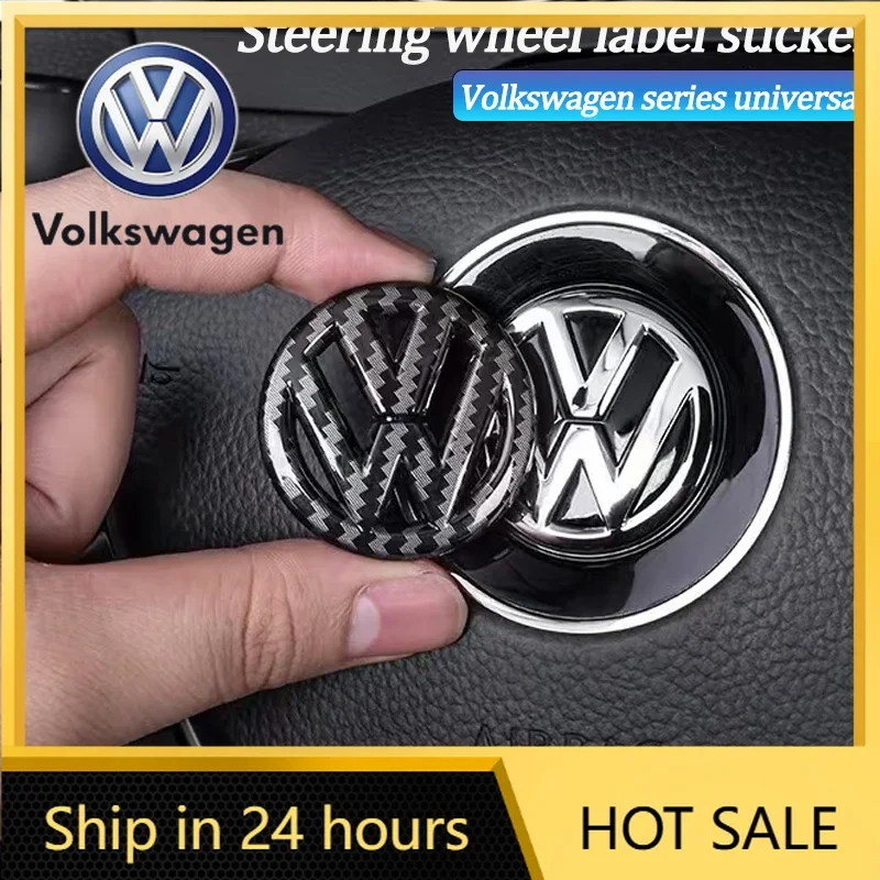 

Новая наклейка-эмблема на руль Volkswagen VW R-Line Golf A с узором под карбон, 2026 год