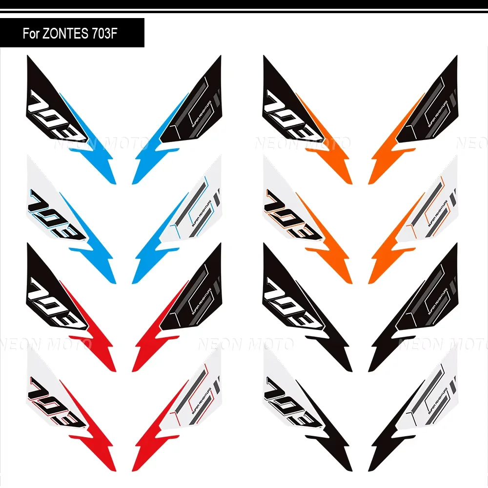 Motorcycle Head Front Fairing Sticker Protection Scooter Waterproof Decortion Decal For Zontes ZT703-F ZT-703F ZT 703F 2024-2026 6