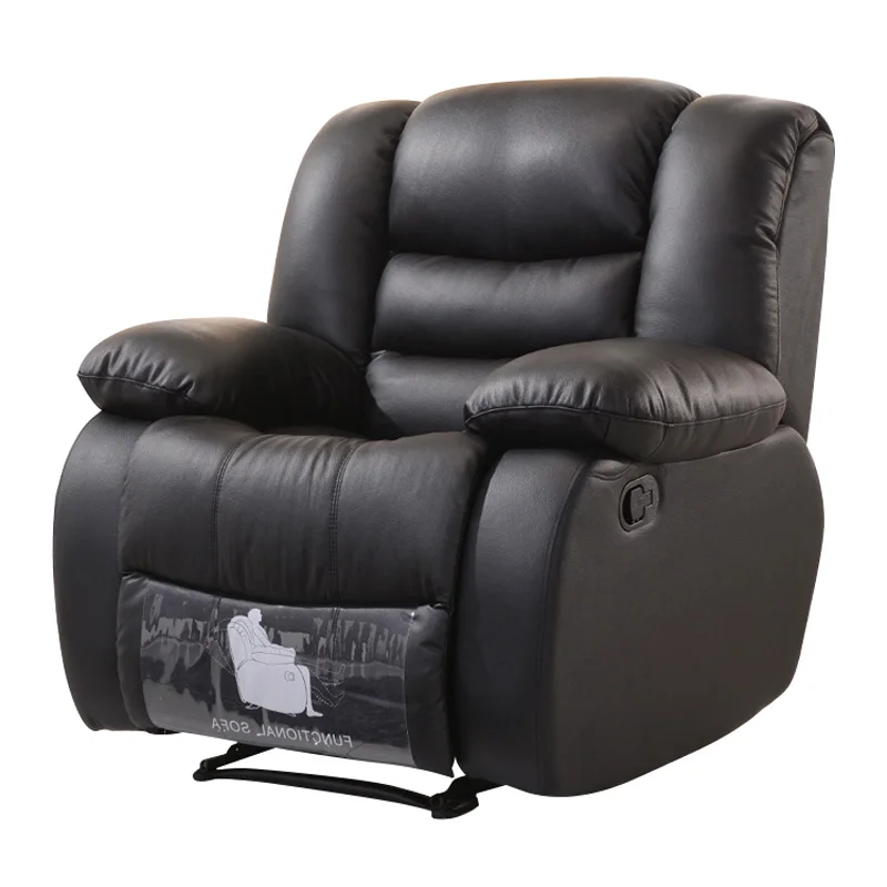 360 Degree Rotatable Adjustable First Class Genuine Leather Single Sofa Chair CELS001