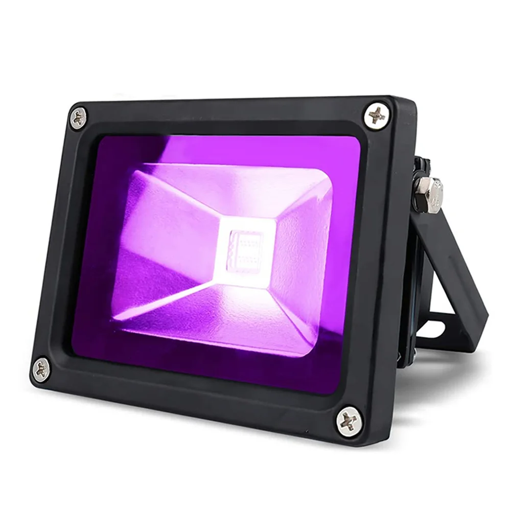 

10W 20W 30W UV Flood Light Outdoor IP65 Waterproof Ultraviolet Blacklight Fluorescent for Wedding Halloween DJ Stage Party Decor