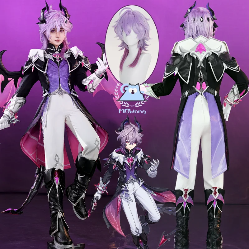 

Presell Game Genshin Impact Durin Cosplay Costume The Undying Fire Durin Outfit Wig Shoes For Hallowmas Party Adult Women Men