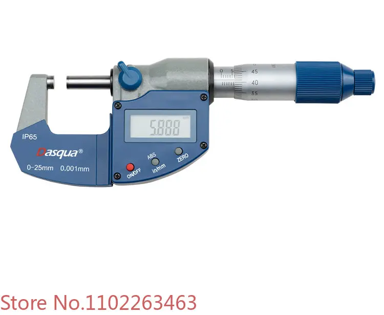 Dasqua 0-25mm 25-50mm 50-75mm 75-100mm 100-125mm 125-150mm Digital Micrometer Digimatic Outside Micrometer Metrology