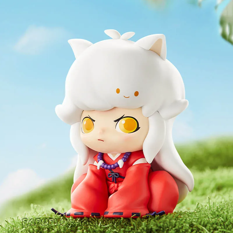 

Dimoo Inuyasha Series Anime Action Figure Guess Bag Ornament Figurines Home Decor Desktop Dolls Model Girls Gift