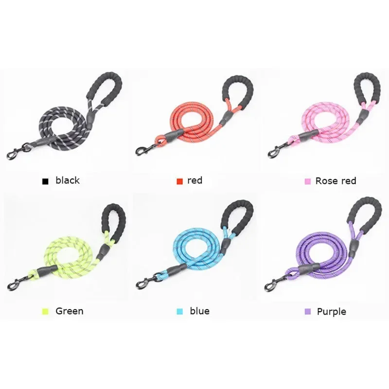 150/200/300CM Strong Leashes for Dog Soft Handle Dog Leash Reinforced Leash for Small Medium Large Dogs Big Dog Supplies