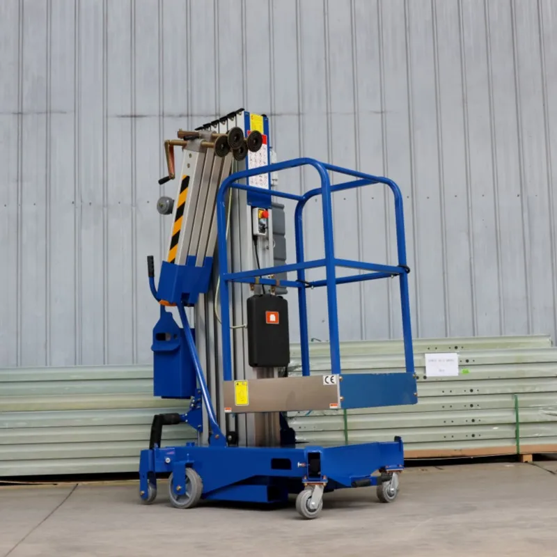 

Customized Lowest Price Hydraulic Personal Platform Lift Aluminum Alloy Work Platform